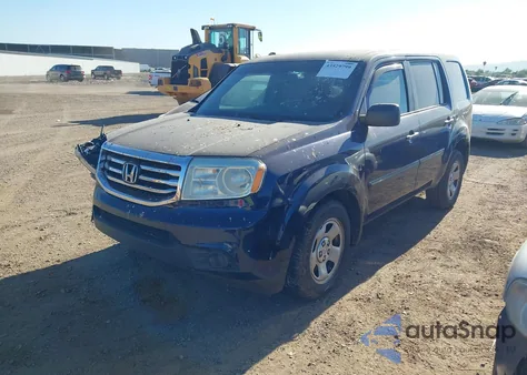 2013 Honda Pilot Lx from USA, damaged, VIN 5FNYF4H24DB049353